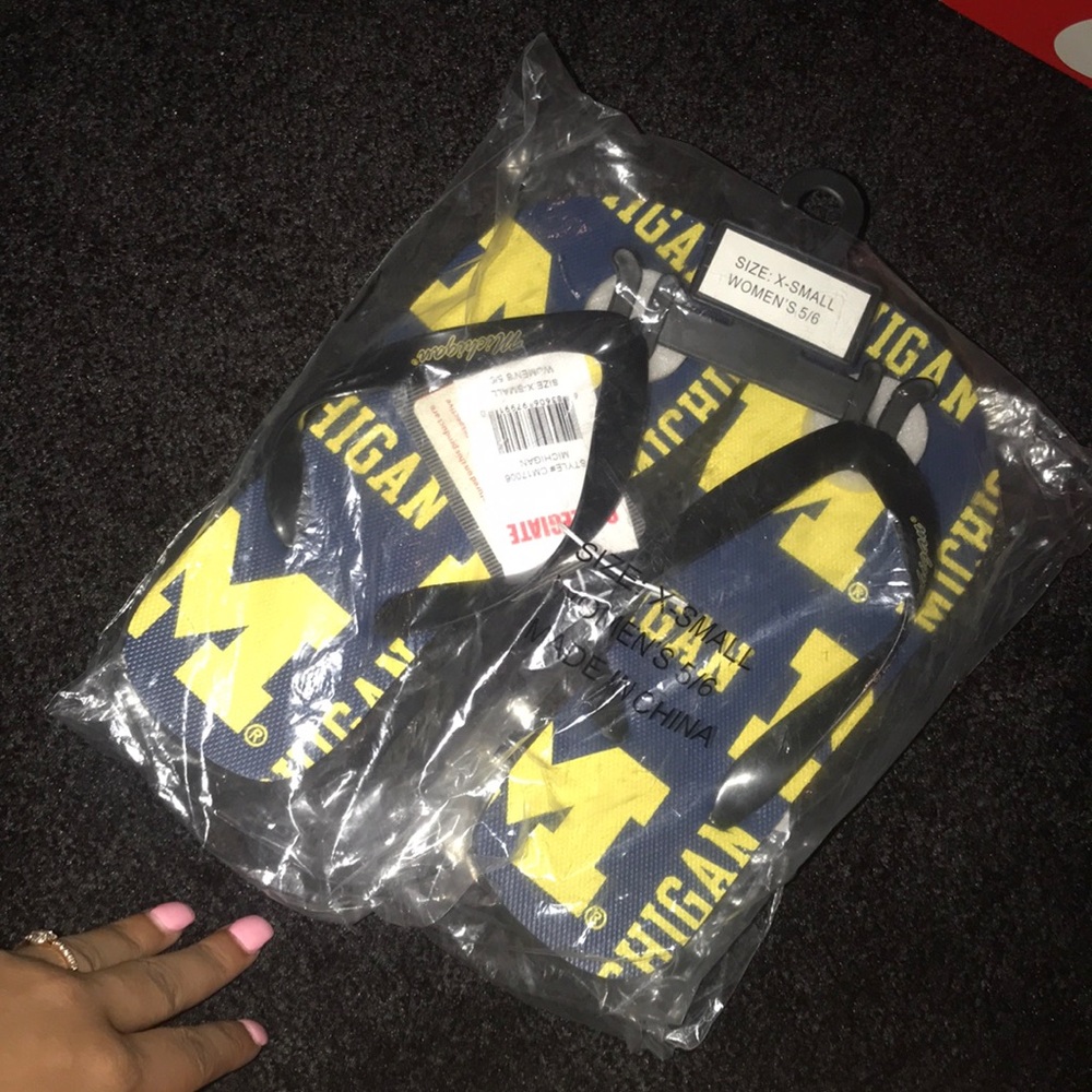University of Michigan sandals